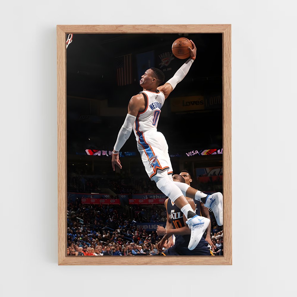 Poster Westbrook Dunk Master – affiche Basketball (vue 4)